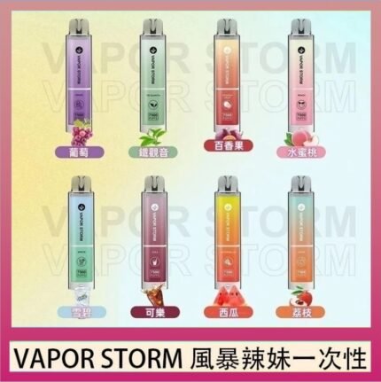 VAPOR STORM風暴辣妹一次性主機充電7500口（5%）